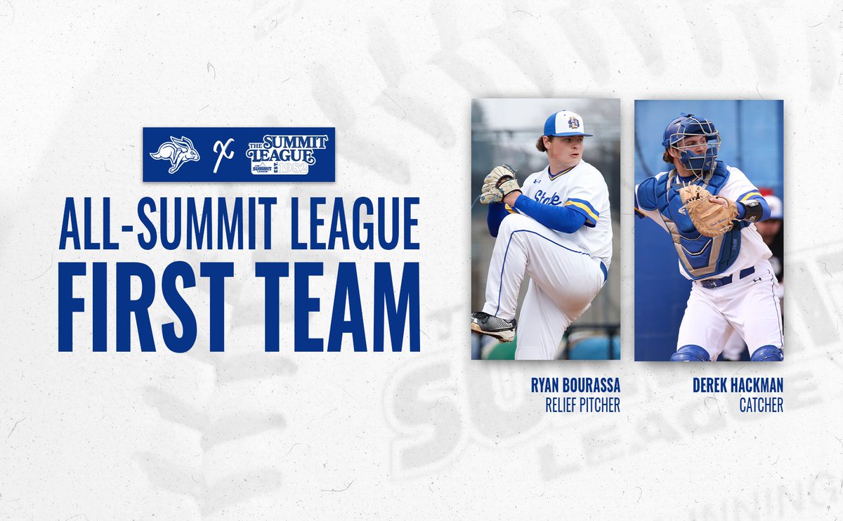 𝗔𝗹𝗹-𝗦𝘂𝗺𝗺𝗶𝘁 𝗟𝗲𝗮𝗴𝘂𝗲 𝗙𝗶𝗿𝘀𝘁 𝗧𝗲𝗮𝗺 🙌

Congratulations Ryan Bourassa and Derek Hackman!

📰 » bit.ly/3wG08v6 | #GoJacks 🐰