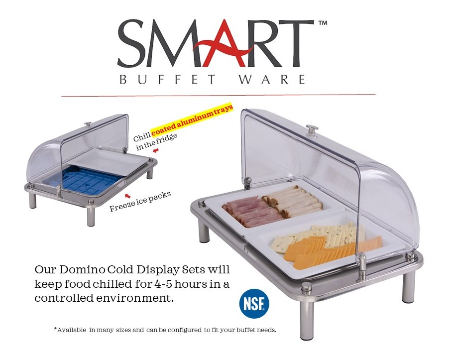 SMARTBuffetWare's tweet image. Smart Cold Displays - Freeze ice packs and store aluminum coated trays in the fridge until use to keep food chilled for hours and hours!
smartbuffetware.com
#smartbuffetware #smartbuffet #smartcolddisplay #choosesmart #colddisplay