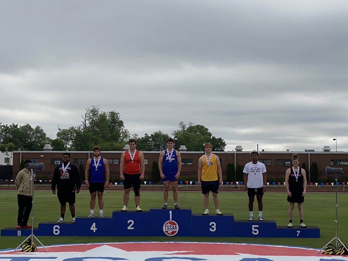 (Jr.) Cole Combs your Discus State Champion!!! 🥇

It’s a great day to be a Patriot🇺🇸 

Thank you Cole for your hard work, dedication, and representing Page to the highest standard! Next year will be 🔥👀…

<a href="/wcsCOAthletics/">WCSsportsConference</a> <a href="/tnmilesplit/">MileSplit Tennessee</a> <a href="/wcsPHSathletics/">Page High Athletics</a>  <a href="/cspulliam/">Charles Pulliam</a>