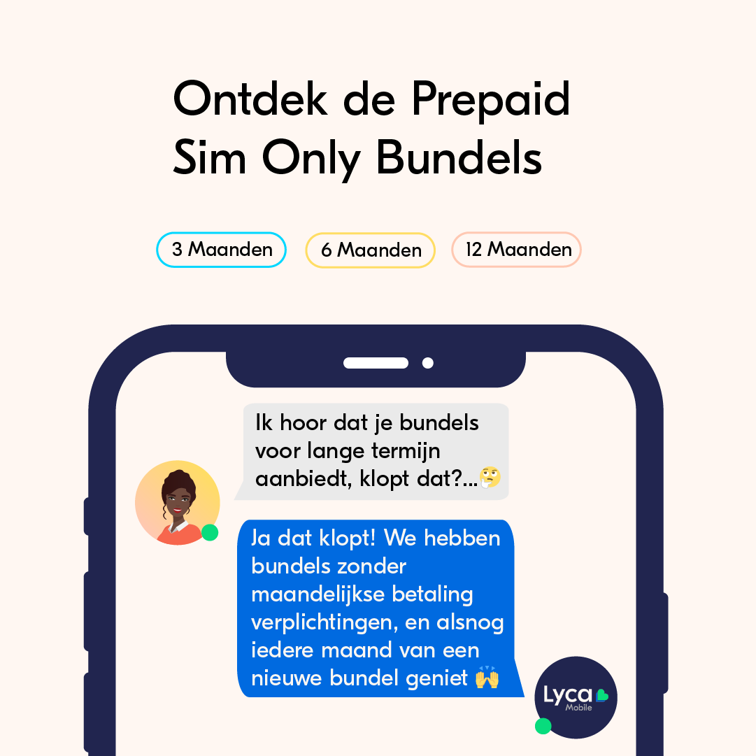Ken jij ze al? De vooraf opgewaardeerde bundels bieden zoveel gemak en voordelen, dat wil jij echt zelf ervaren! 🤩Ga snel naar de website voor meer informatie 🔗

#simonly #prepaid #gemak