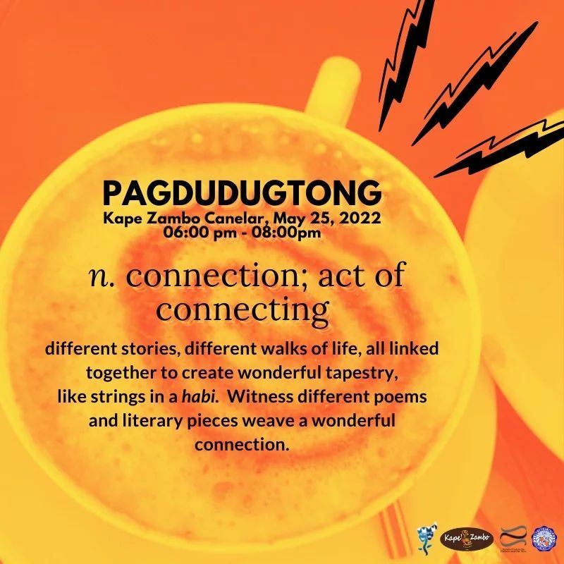 adzu_cca's tweet photo. PAGDUDUGTONG n. connection; act of connecting 

Different stories, different walks of life, all linked together to create wonderful tapestry, like strings in a habi.  Witness different poems and literary pieces weave a wonderful connection.

We are invit… https://t.co/scjFiN5y81 https://t.co/cqkMHoOC3I