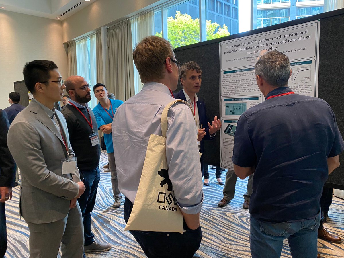 camgandevices's tweet photo. Our CTO Florin Udrea was passionately presenting our ICeGaN™ technology at the Poster Session. Find out more about our technology here: https://t.co/fEnn3gbmJp
#ISPSD #IEEE https://t.co/e7INYKPkuc