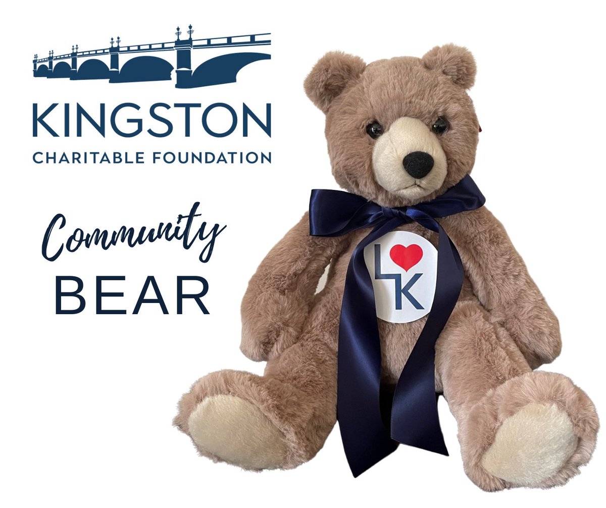 We are very excited to introduce to you our “Love Kingston Community Bear.” find out how our fabulous community bear can help your charity please contact justine@kingstoncf.org.uk if you would like to sponsor our bear please contact hicky@kingstoncf.org.uk
#charitybear #community