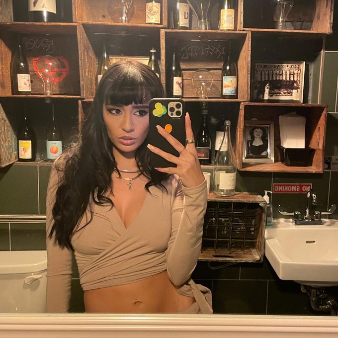 less than a year apart and the same bar bathroom my hair is getting so long 🥲🥲 https://t.co/gMKGzgxU