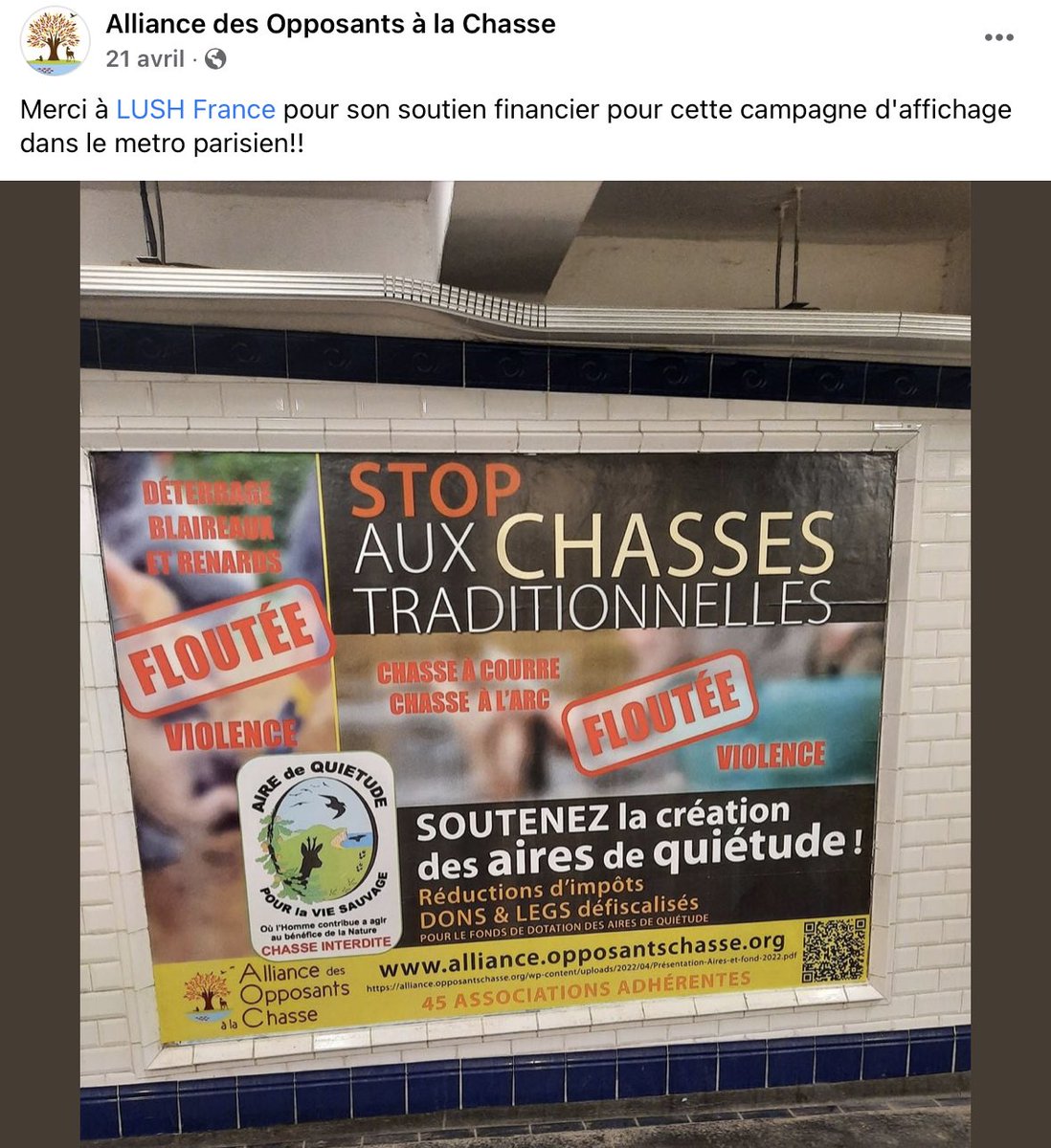 JohannaClermont's tweet photo. Déjà que les bombes de bain et autres conneries j’étais pas convaincue, @LushFr si en plus vous financez ces extrémistes… https://t.co/LEBB7K4ala
