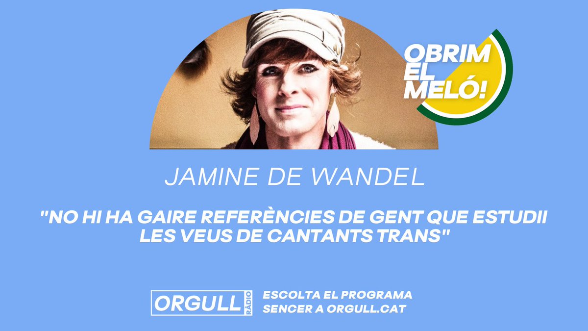 🌈🎶 Falten estudis amb perspectiva de gènere en la #musicologia? 

En vam parlar amb Jamine De Wandel en l'últim #ObrimElMeló🍈 a <a href="/OrgullRadio/">ORGULL.cat</a> 

➡️ Recupera el programa sencer a orgull.cat/lultim-obrim-e…