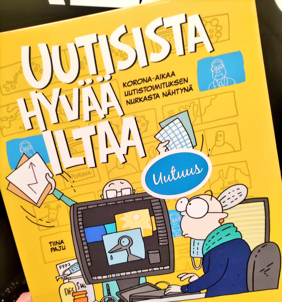 Hn_na's tweet photo. #kessry #sarjishaaste kohta 24: ajetaan polkupyörÀllÀ.
Uutisista hyvÀÀ iltaa oli visuaalisesti vÀhÀn raskas luettava. Mutta tosi kiinnostava kurkistus uutistoimituksen arkeen korona-aikana. Kiva dokumentaatio yhdestÀ ajanjaksosta. https://t.co/NbZU2Jhny3
