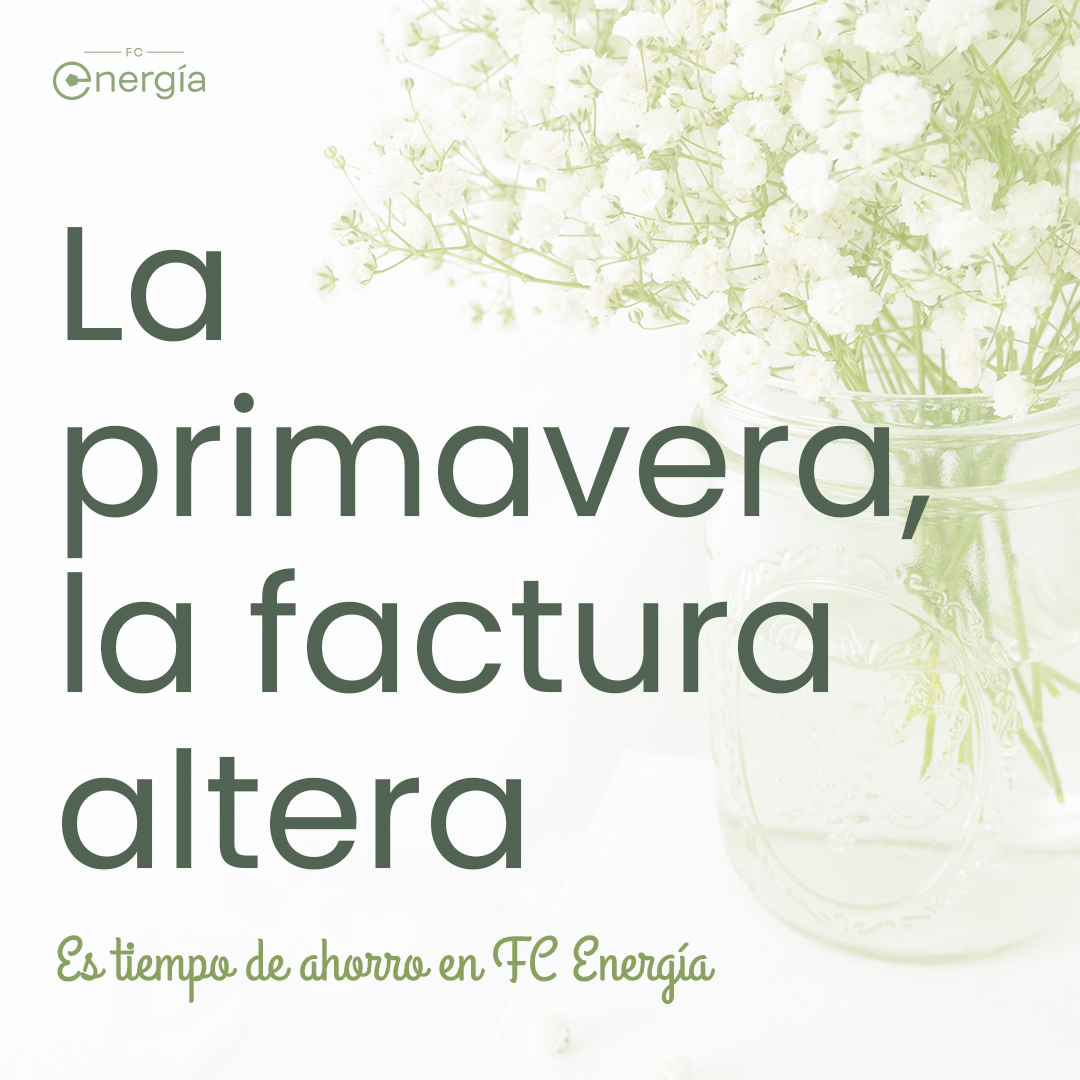 🌷#Primavera, ¡que brote el #ahorrodeenergia!

👉Deja que entre el sol sin encender bombillas.
👉Usa las ventanas para regular la temperatura.
👉Usa ventiladores si hace calor.

✅Pásate a la energía a precio de coste de #FCEnergia.

🌞¡Y pasa más tiempo fuera!