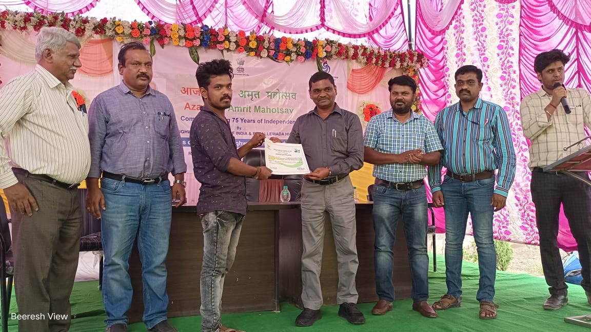 National Highways Authority of India,  PIU- Mancherial has celebrated "Azadi Ka Amrit Mahotsav"