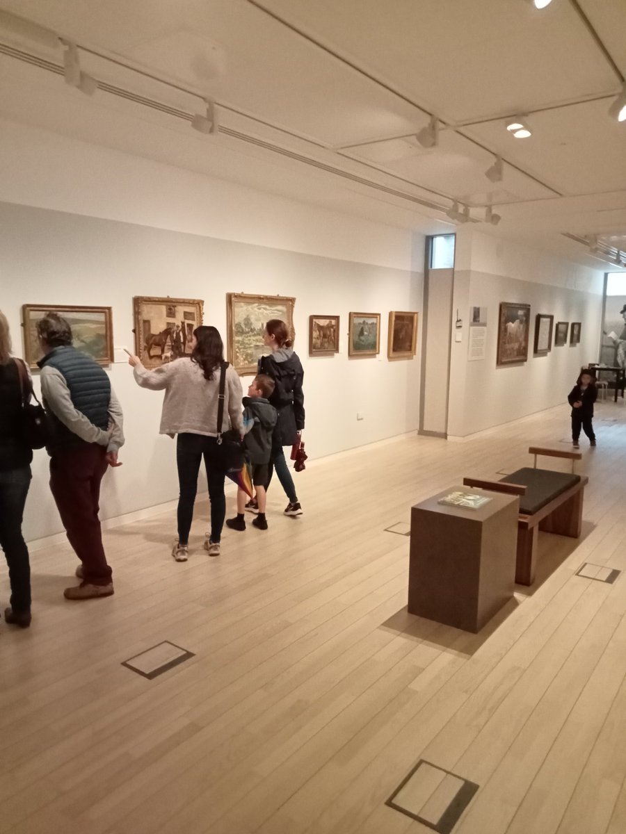 BSATrust's tweet image. It is great to see visitors of all ages to  enjoying Sir Alfred Munnings (1878-1959) A Life of his Own. @NHRMuseum #newmarket continues until 12th June