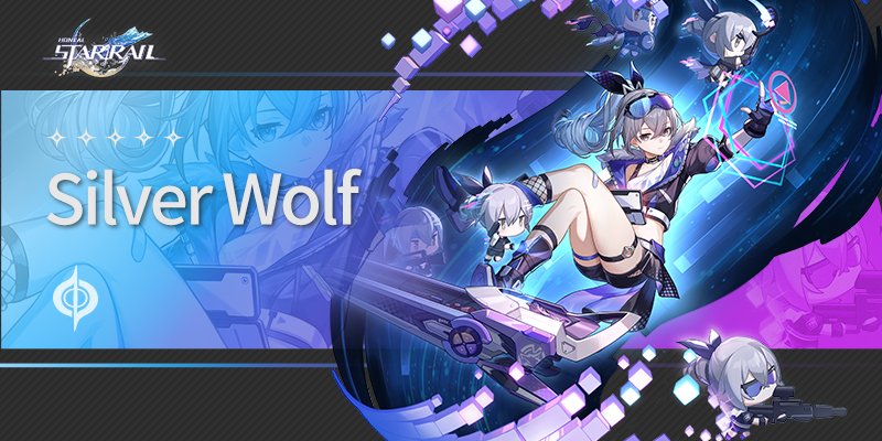 Honkai: Star Rail on Twitter: "Character showcase - Silver Wolf A member of  the Stellaron Hunters and a genius hacker. Silver Wolf has mastered the  skill known as "aether editing", which can
