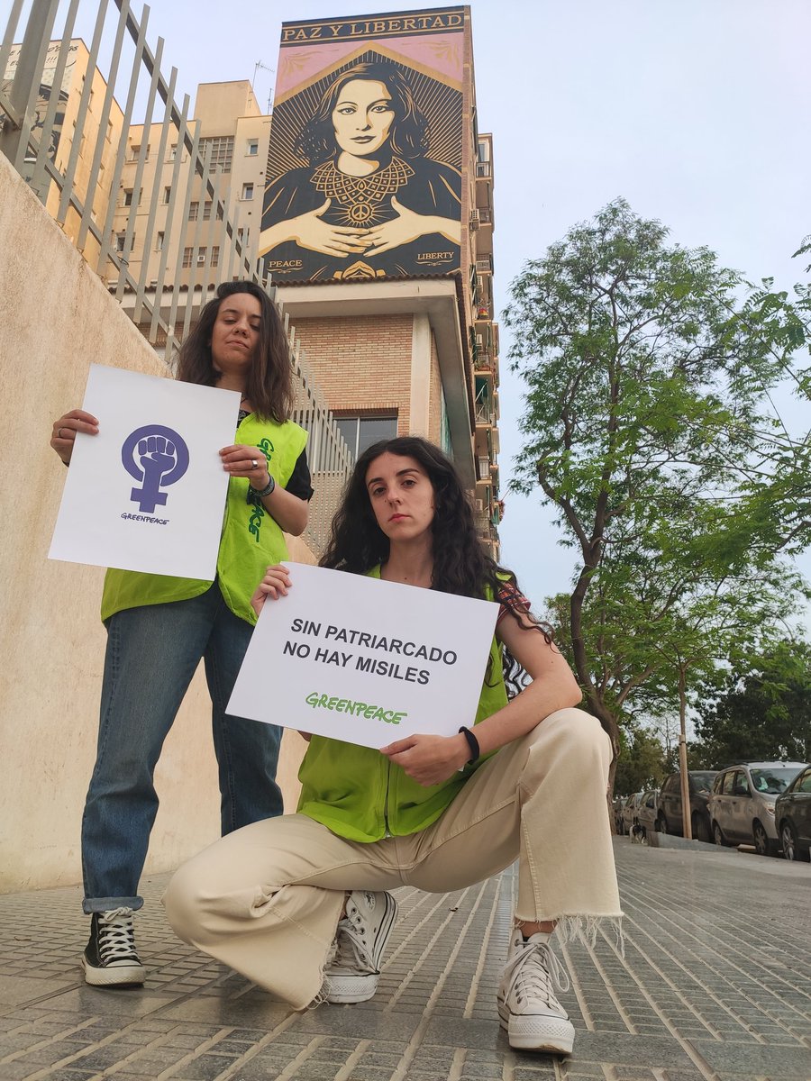 Greenpeace_And's tweet photo. Hoy #DiaMundialMujeresPazyDesarme es un buen día para recordar a Jane Addams quién afirmó: "la verdadera paz no es sólo la ausencia de guerra, es la presencia de justicia" ♀️🕊️ #Paz #24Mayo https://t.co/fJaYGvo80Z https://t.co/c70idzLXbh