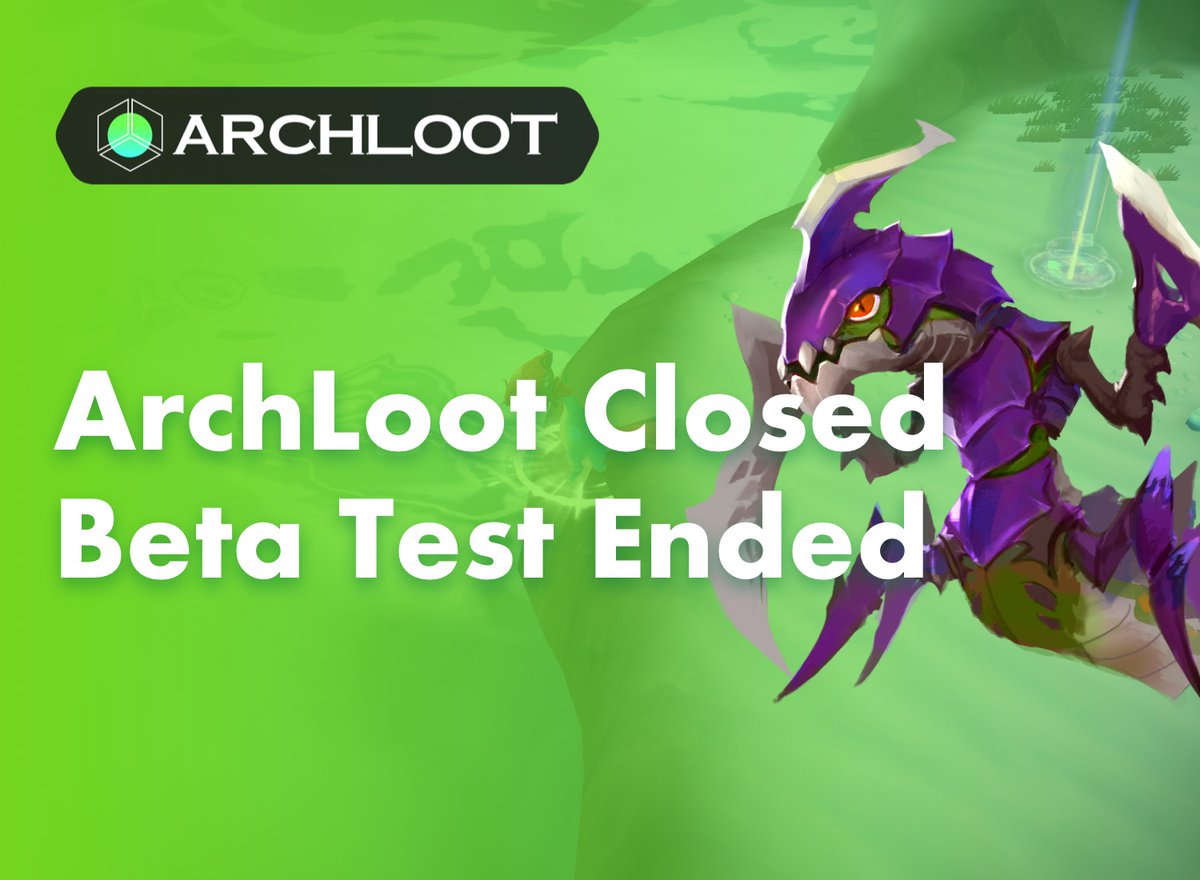 archlootOS's tweet photo. Celebrating the success of closed-beta testing we are hosting an ArchLoot raffle!

-Follow @archlootOS
-RT, tag 3 people who love cute monsters 🦁
-Join https://t.co/v0nsmhpD3u

3 winners - 1 NFT ea, if we reach 50k followers, 3 more winners get an NFT + we'll host our first AMA! https://t.co/vX06YPDn7c