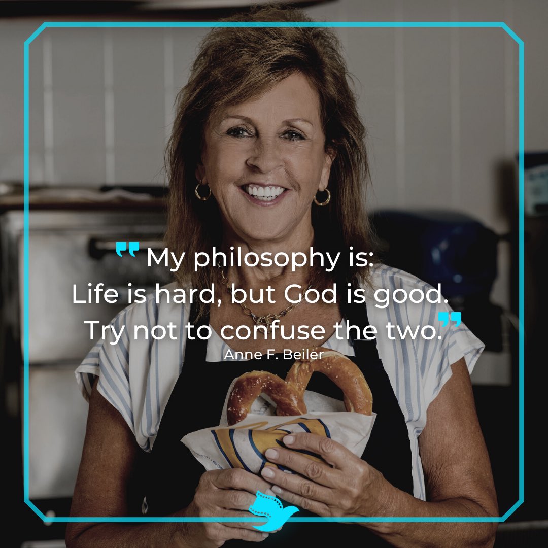 HigherCalled's tweet photo. Comment "God is good" below if you agree! π₯¨ππΌ #annebeiler #auntieannespretzels #calledhigherstudios https://t.co/wlNhrpjjYB