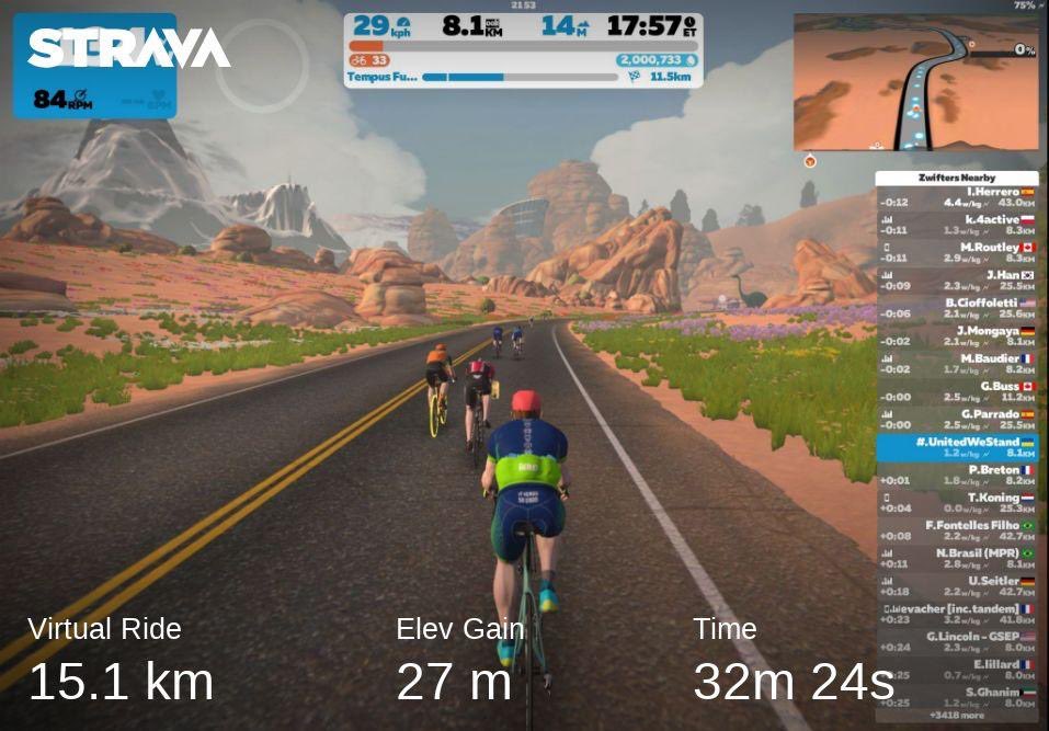 KT_oficjalnie's tweet photo. Had a pretty busy evening but promised myself a ride every day this week. Thanks to @GoZwift it is doable and thanks to #intelligentcycling it is even more fun. https://t.co/GJd4UwNHKk