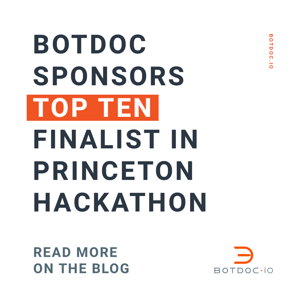 BotDocIt's tweet photo. We were proud to sponsor a top ten finalist in the recent #HackPrinceton event. This bright student team created a solution to help transfer medical records for critical patients, and they used our technology to make it happen. https://t.co/xWxt3Neubl
#HackPrinceton @Princeton https://t.co/tzbBZHBxrQ