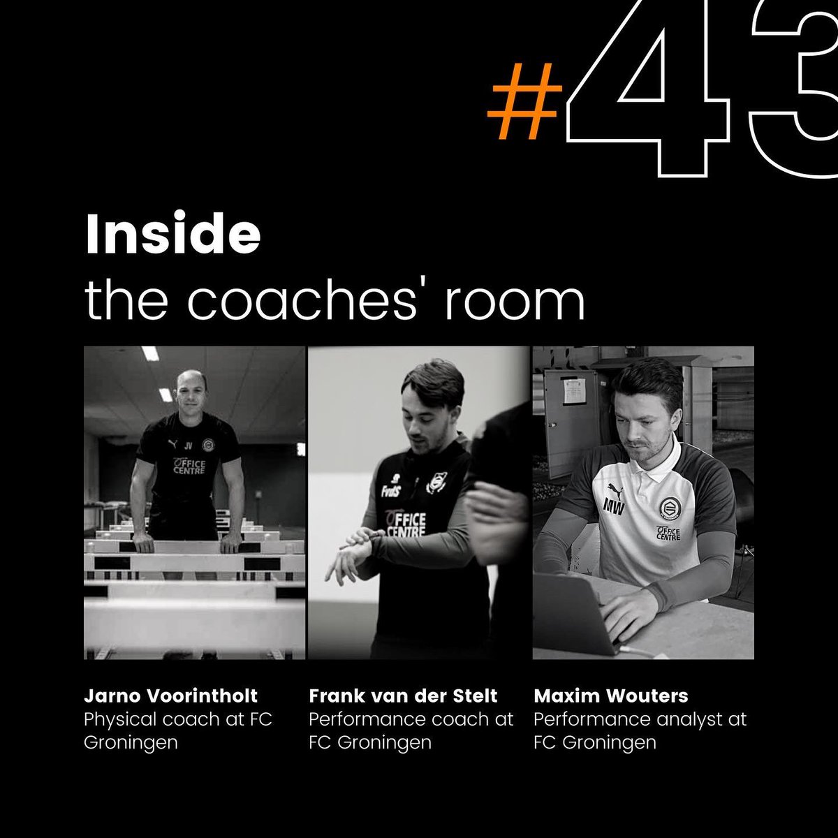 🚨 Podcast alert

🧠 In episode #43 we talk with Jarno Voorintholt, Frank van der Stelt and <a href="/maximwouters/">Maxim Wouters</a>.

📲 Check the link to listen the episode.

Spotify: open.spotify.com/episode/7iRoSB…

Apple Podcasts: podcasts.apple.com/nl/podcast/how…

#football #coach #footballcoach