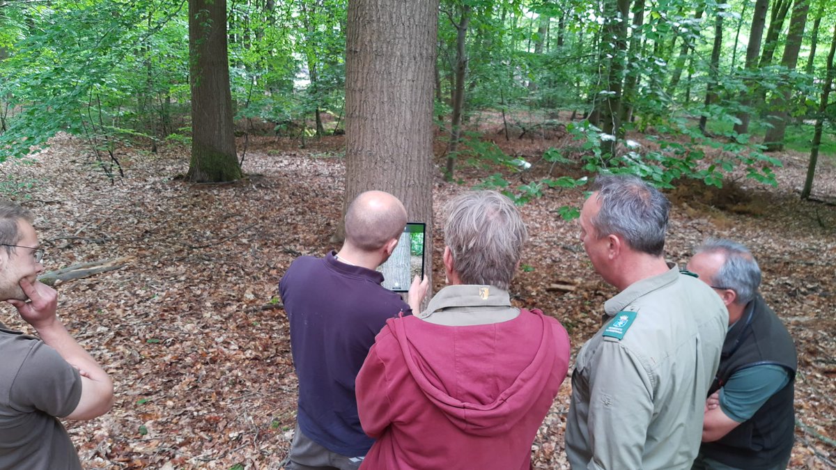 Vorige week hebben we een leuke praktijkdag 'Digitaal bosbeheer' mogen verzorgen voor de Bosbouwkontaktkring Noord Veluwe. De laatste technieken in de praktijk.