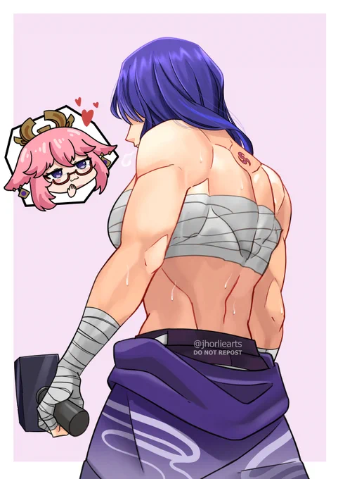 Hiratsuka: Lady Guuji, why did you decide to put the Publishing House here?
Yae: 👁️🫦👁️💦
#原神 #GenshinImpact #eimiko #RaidenShogun 