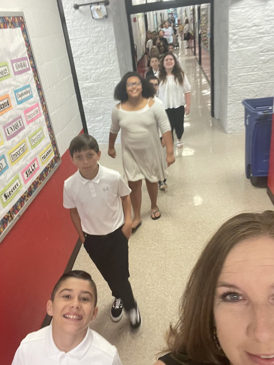 These smart, beautiful and compassionate 5th graders celebrated their hard work in an Awards Ceremony this morning! I wish I could keep them, but middle school is calling! <a href="/BostianES/">Bostian Elementary</a>