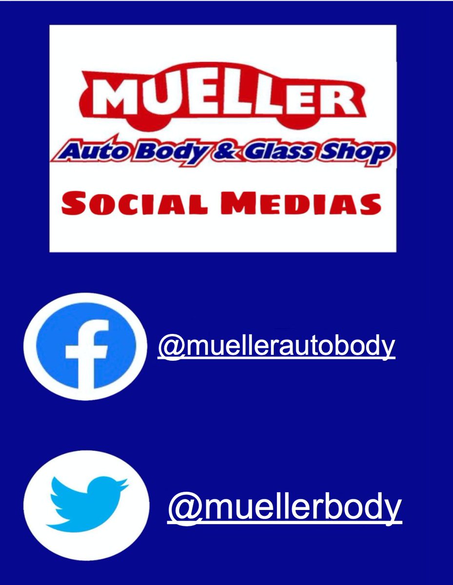 MuellerBody's tweet image. We also have a Facebook! Be sure to check us out on there as well! facebook.com/muellerautobody