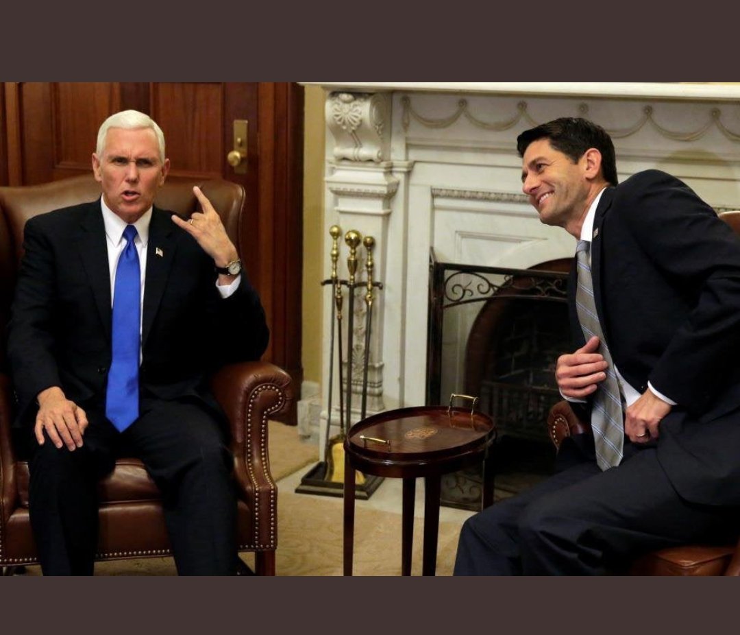 Loontobe's tweet image. #DevilsHorn Mike Pence😈😈