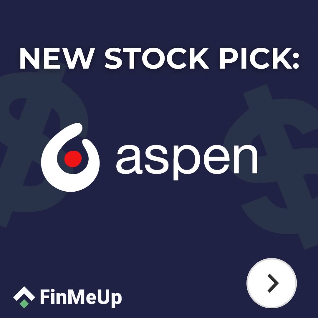 We have added our latest stock pick to the FinMeUp App.💸 Aspen is a