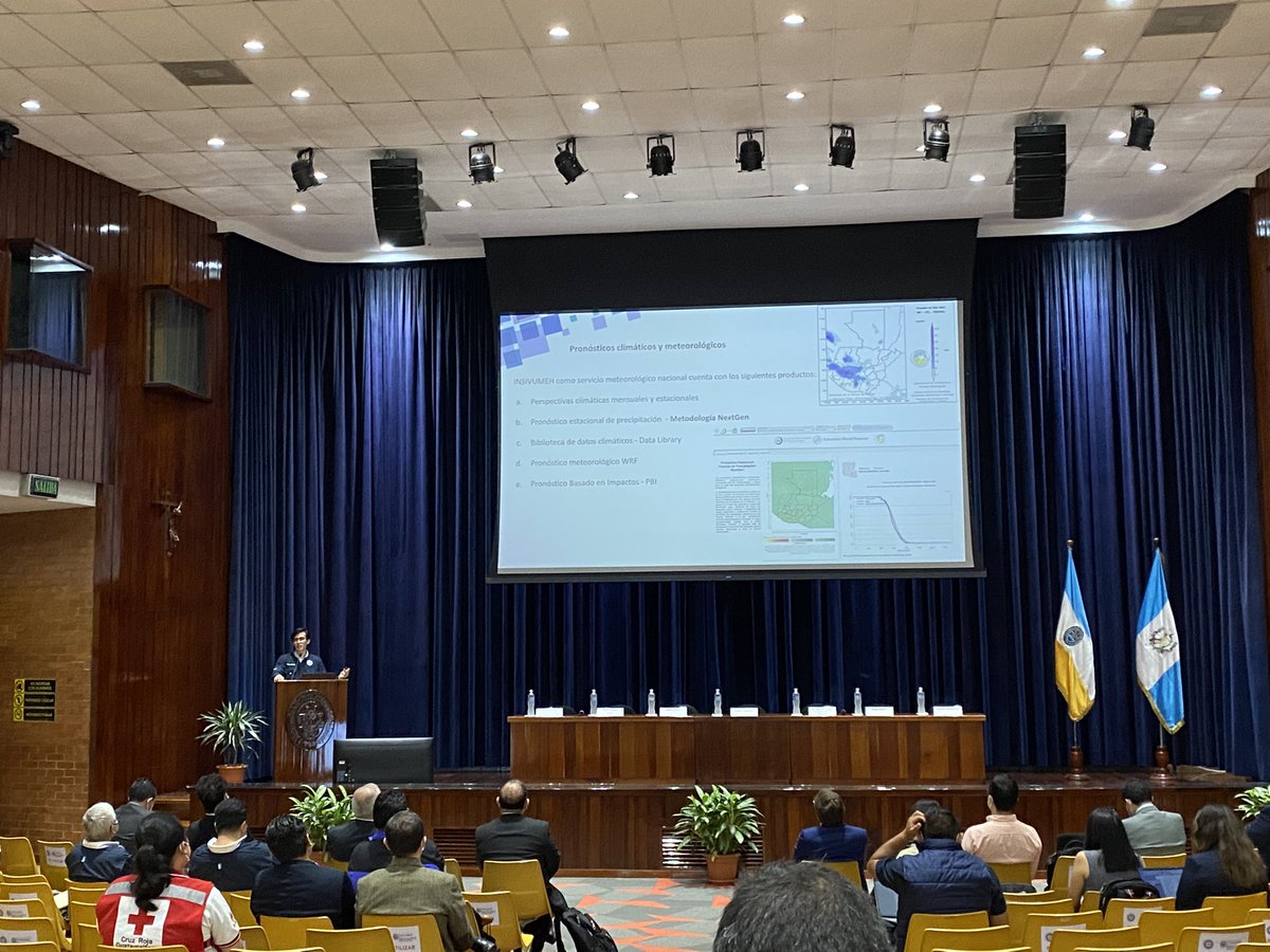 agmunozs's tweet photo. Guatemala está lanzando hoy su #MarcoNacionalServiciosClimáticos. Es un reconocimiento intern a su madurez como productora de servicios climáticos de calidad para sus ciudadanos. @climatesociety @columbiaclimate #ACToday ha estado apoyando el proceso por 5 años @WMO @insivumehgt https://t.co/SjfuSeJhMy