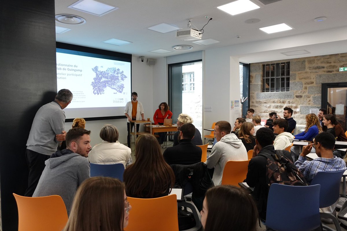 Restitution de l’enquête 2022 #EAC au 🧡 du #LivingLab <a href="/LeCnam_Inseac/">Le Cnam #InsEAC</a> avec 🏫<a href="/LyceePavie/">Lycée Auguste Pavie</a>, lycée Jules Verne, collège Prévert <a href="/Ville_Guingamp/">Ville de Guingamp</a> &amp; collège Camus de #Grâces pour évaluer le 💯%#EAC

cnam-inseac.fr/actualites/res…