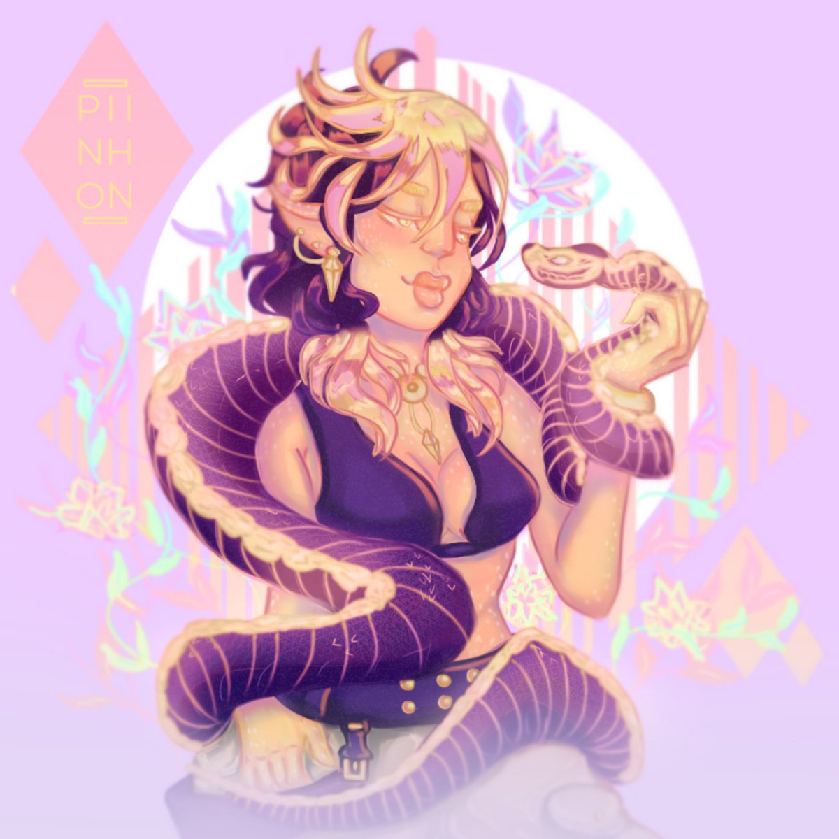 piinhon's tweet photo. "¡Oh my sweet Eamon! Forgive all my sins, return to me and let's sing our final song."

~Juditha
🐍💛

#OC #illustration #snake #snakeskeleton #etherealaesthetic https://t.co/15FoPh2EQp