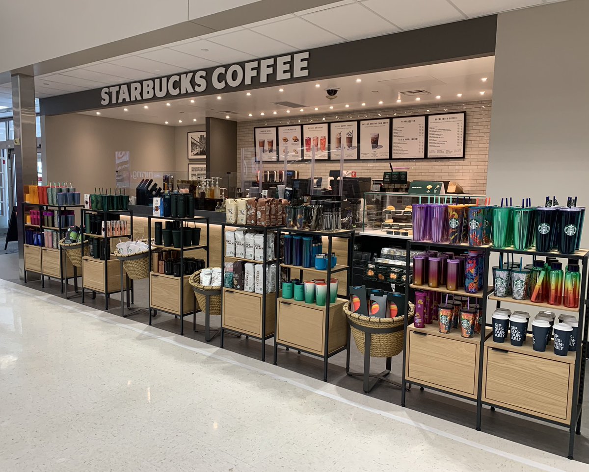 NicoleB0634's tweet photo. We were so excited to open our brand new Starbucks at T0634!!! The guests and team love it, come and check them out! 🤩🤑☕️ #634Remodel https://t.co/8W3DTzlDe2