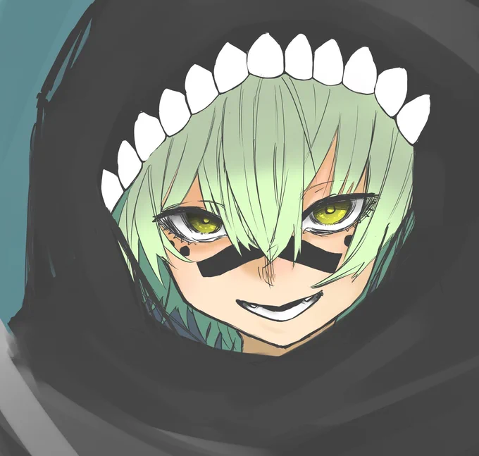 数年前に描いたうちの子にTFしていただいた🙏 
