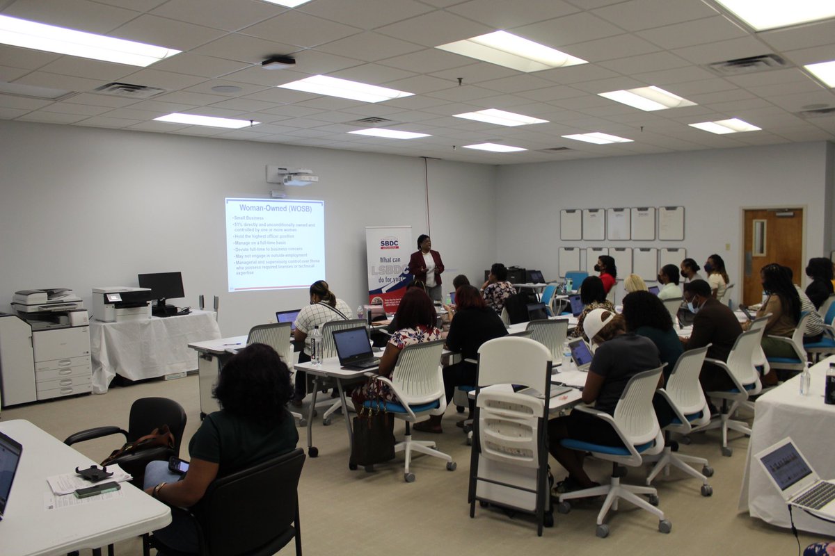 LSBDCSUBR's tweet photo. WOMEN IN BUSINESS CERTIFICATION WITH ANOTHER GREAT TURNOUT!

THANK YOU TO @SBA_Louisiana FOR COMING AND HELPING OUR #SmallBusinesses 

FIVE DAYS AND FIVE CERTIFICATIONS! 

VIEW OUR TRAININGS AT https://t.co/MPkENtypZh

#LSBDC #SBA https://t.co/HwwXuDaxcU