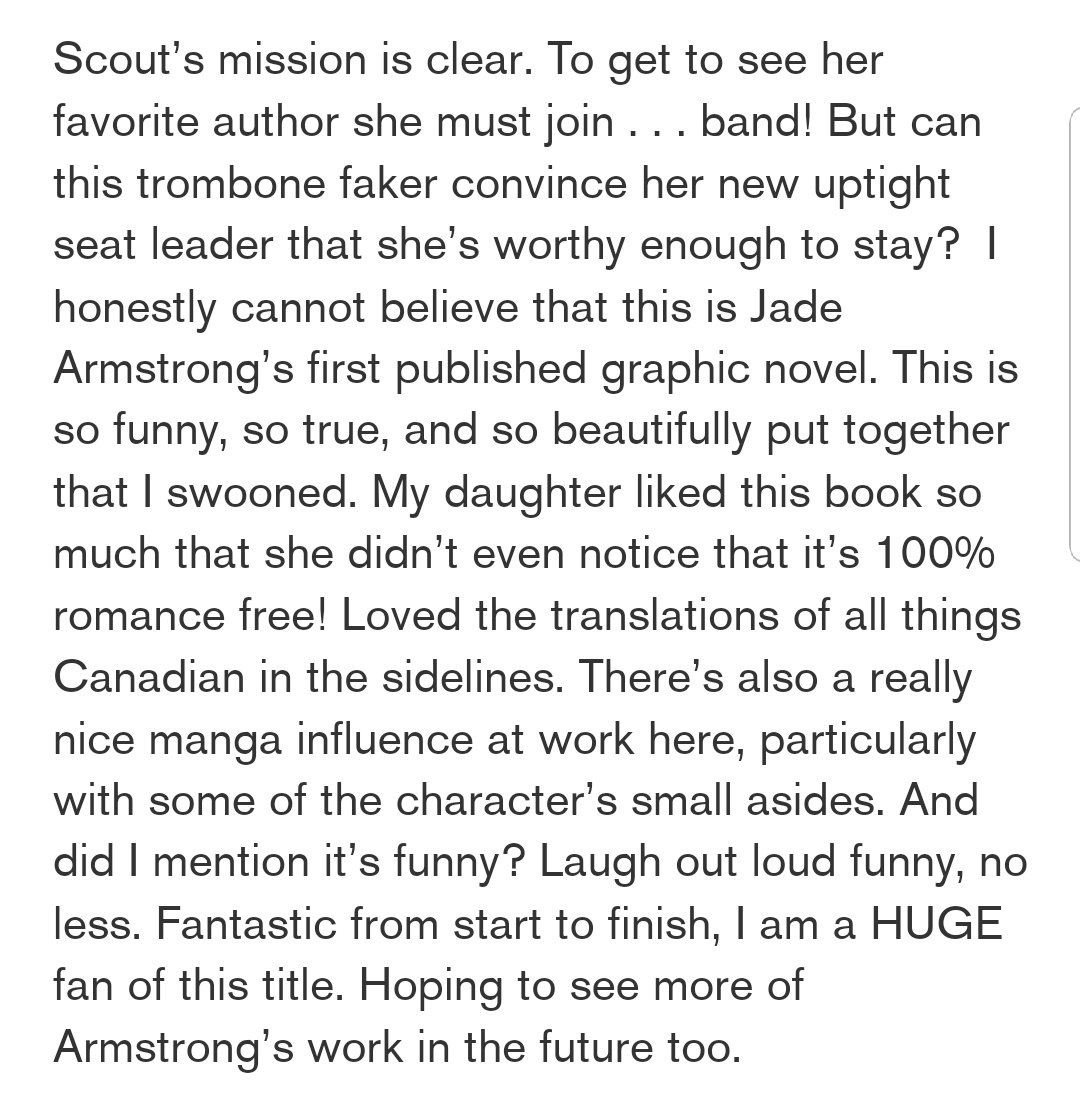 jelajade's tweet photo. so wonderful to have SCOUT included in the SLJ's list of "Best Graphic Novels for Kids 2022 (so far)" the write-up is so nice! https://t.co/NHF5P77T6Y