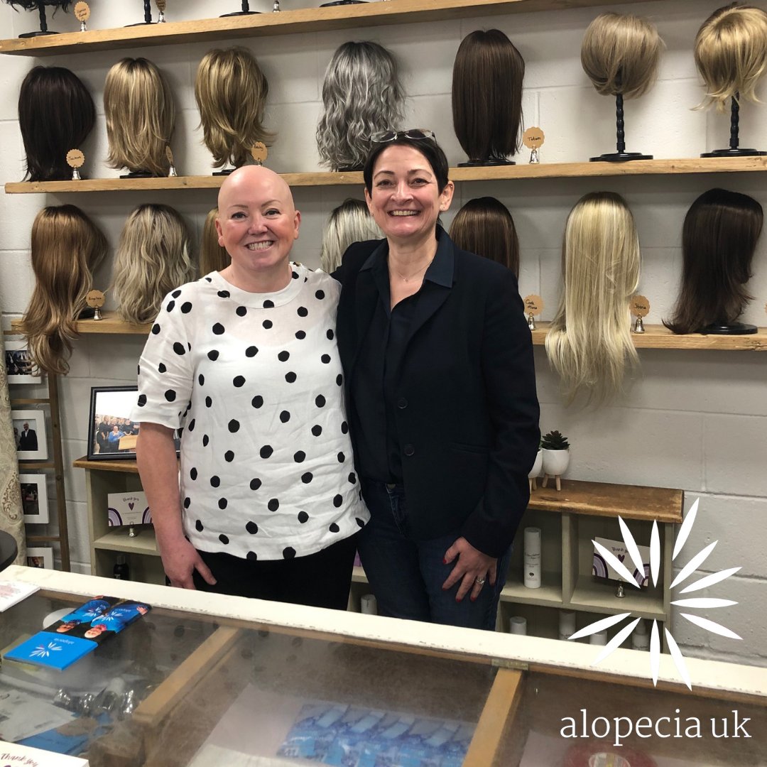 Our CEO @sue_schilling visited Simply Wigs today:

'Thanks to Emma and Stuart for inviting me for a tour.  It was great to talk about the Charter for Best Practice for NHS Wig Provision, and the Simply Wigs Wig Bank'.

Watch this space for more on both... 

#alopecia #wigcharter