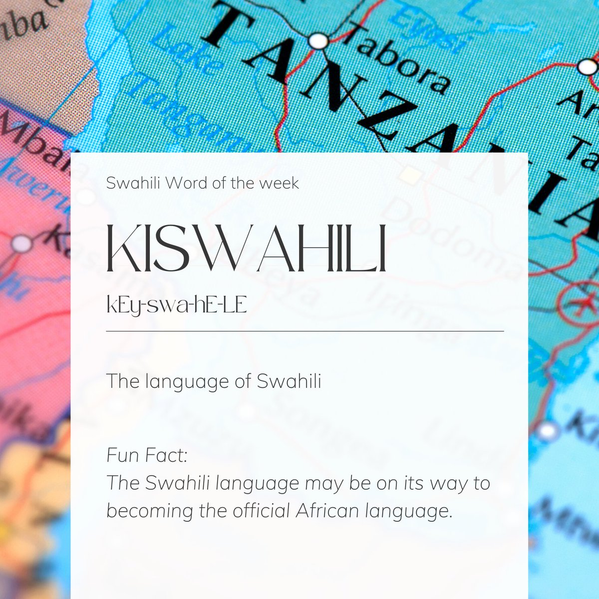 RedSweaterPro's tweet photo. Prepping for a trip to Tanzania or perhaps just interested in learning Swahili since it may become Africa’s official language? Learning together is always better! Each week we’ll share a new word and learn something interesting to help us better remember what we’ve learned. https://t.co/1TfEjDoeDP