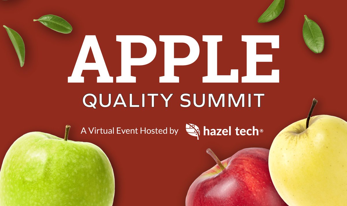 HazelTechUSA's tweet photo. Preparing for what's ahead for apples in the orchard, postharvest, and at retail in 2022?โ
Join Hazel Techยฎ at the Apple Quality Summit, Thursday at 11:00 AM CST, to gear up for the season! โ
Register here: https://t.co/wDEFSOUSKlโ
#apples #webinar #qualityprotection https://t.co/FoZ9iMRYFx