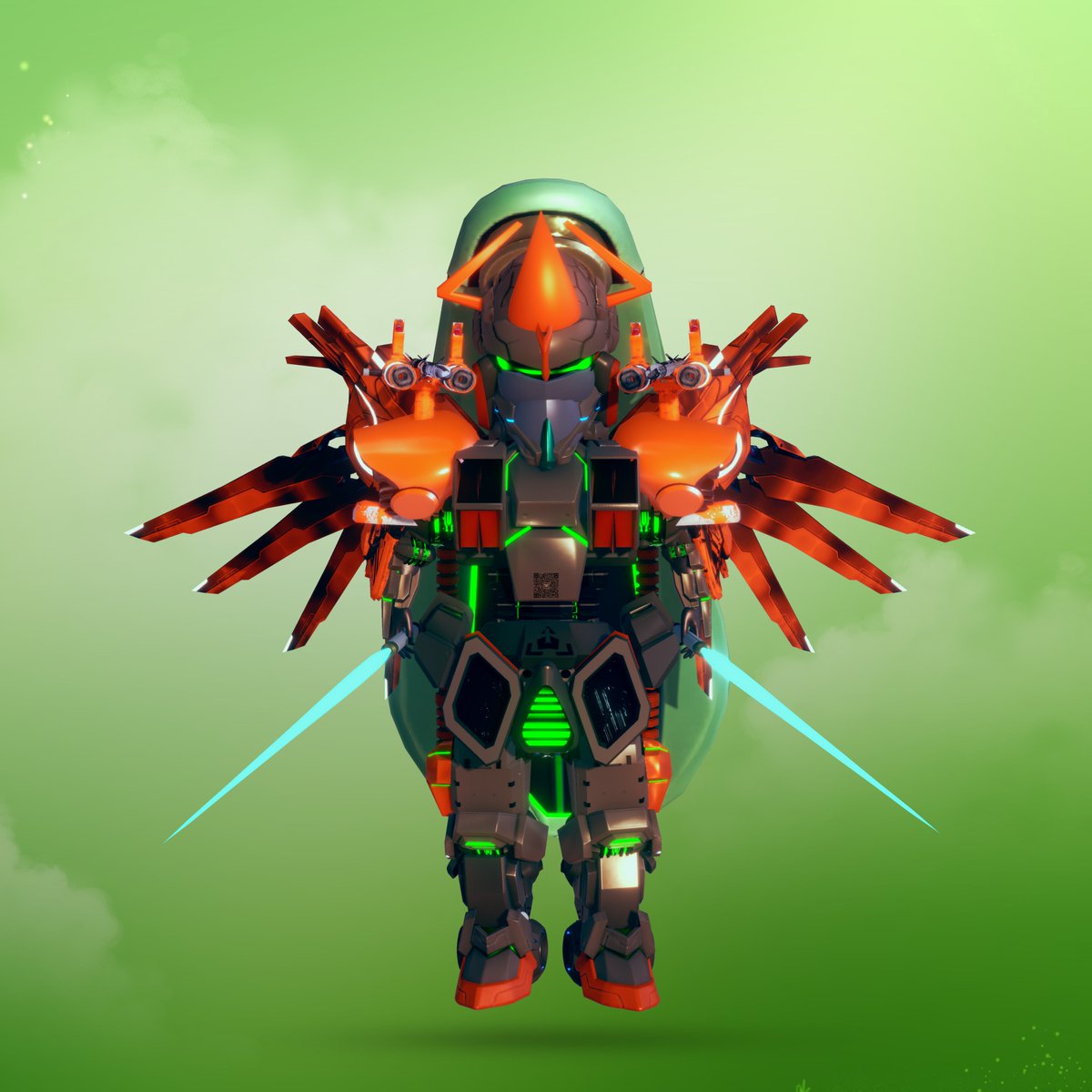 Cyborg Mecha NFT tweet media