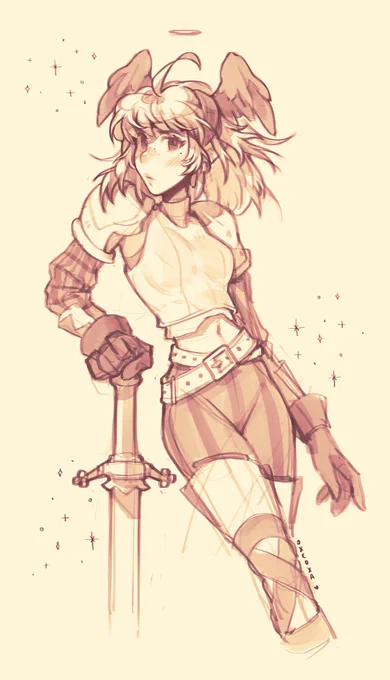 Knight 3 🗡 Timelapse

I changed her face from my previous sketch 🤎 One of my rpg design series 