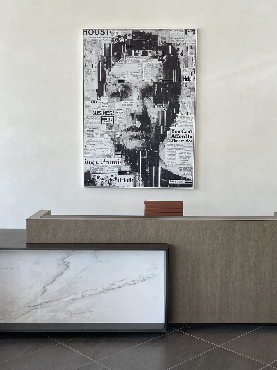 sergioalbiac's tweet photo. "You have not changed" (2021). Generative collage on canvas for the Brava residences lobby in Houston (USA). Commissioned art piece by MaRS interior architecture studio
#creativecoding #generative #generativeart #codeart #collage #generativecollage #processingorg #art #digitalart https://t.co/hSN6PfSaGp