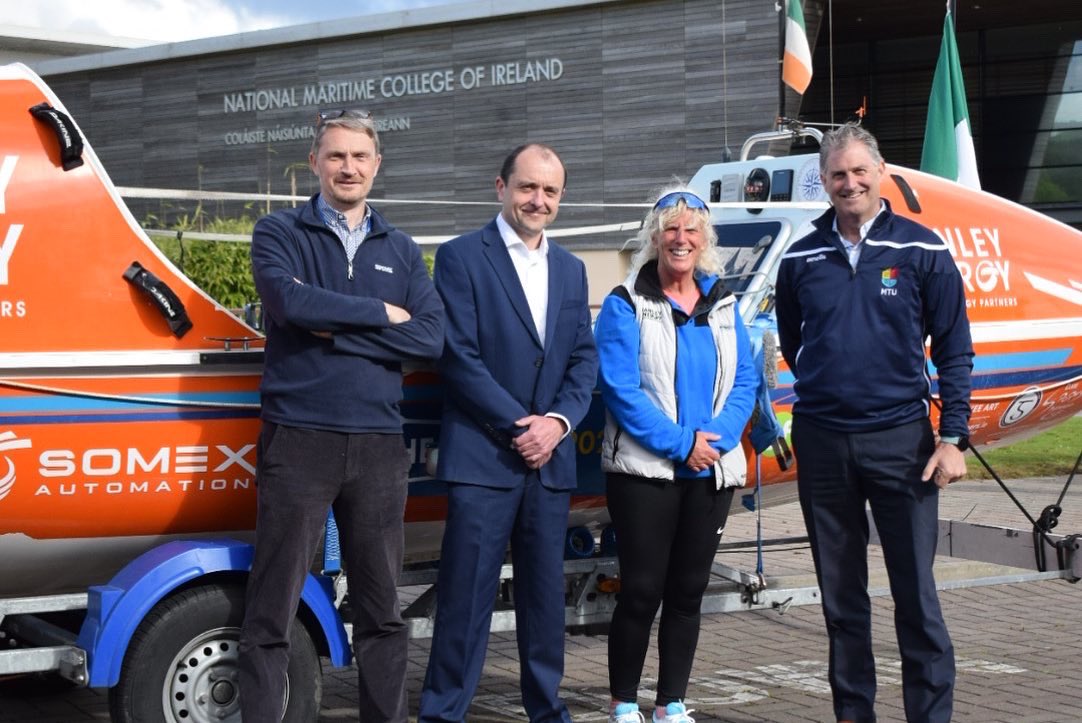 NMCIServices's tweet photo. Today at NMCI Services we had a special guest visit us! Dr Karen Weekes and Milly also known as @shecando2021 who was the first Irish female to row solo, 3,000 miles across the Atlantic!
#shecando #nmci #nmcis https://t.co/ftWsz6hjOe