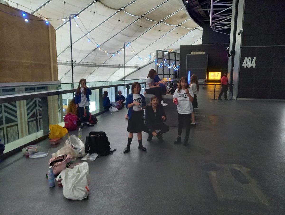 Phoenix_Ashford's tweet photo. Our Young Voices choir are warming their vocals at the O2.  #phoenixvalues https://t.co/mcLgVqWUiF