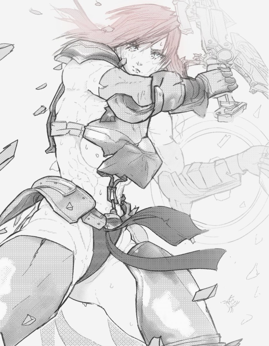 lightning final fantasy XIII-2 sketch 