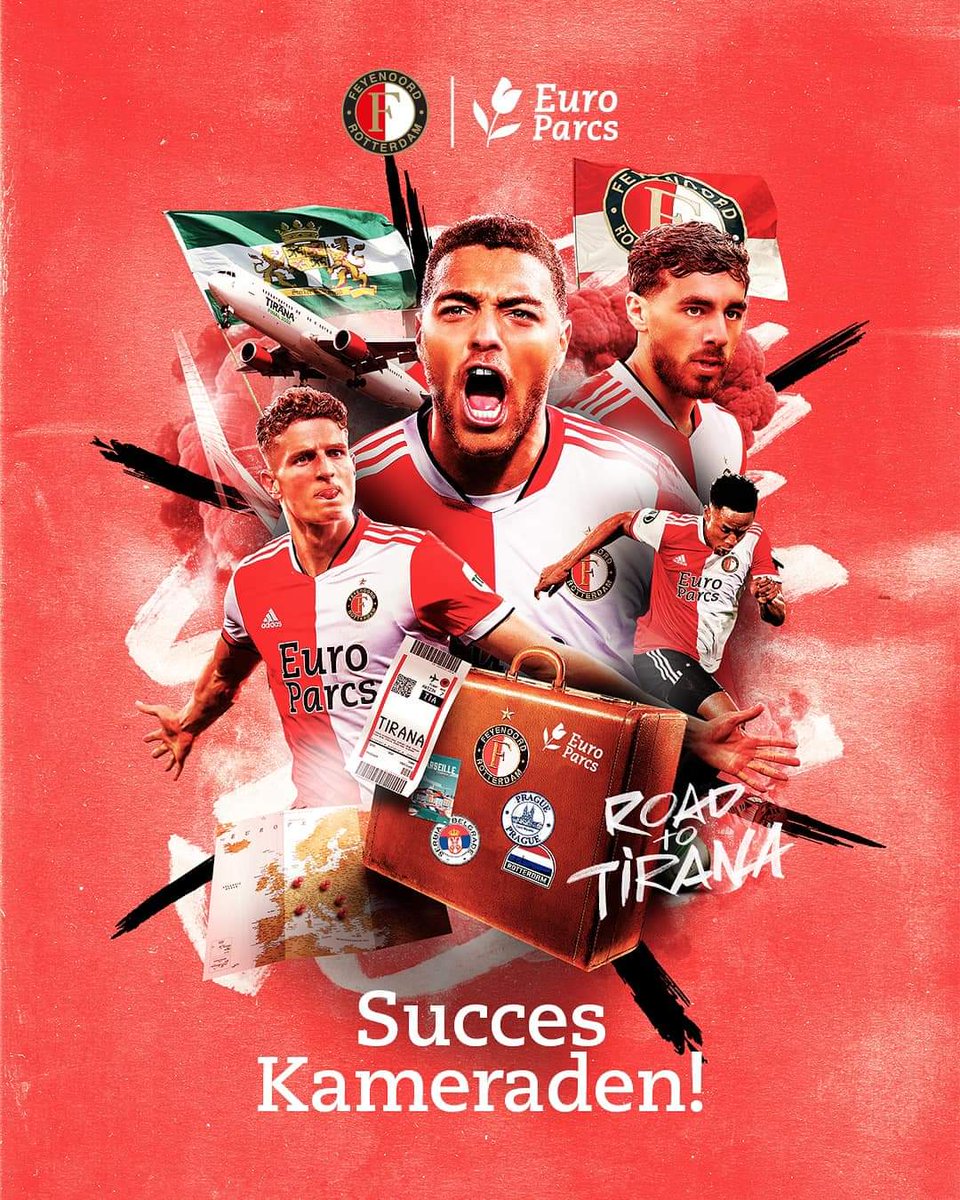 RotterdamES010's tweet photo. Tomorrow is an important night for @Feyenoord because they can win the conference league final!! We @RotterdamES010 your unofficial esports team is wishing you all the best for tomorrow!! 🔴⚪🔥 https://t.co/23KwNrX5SC