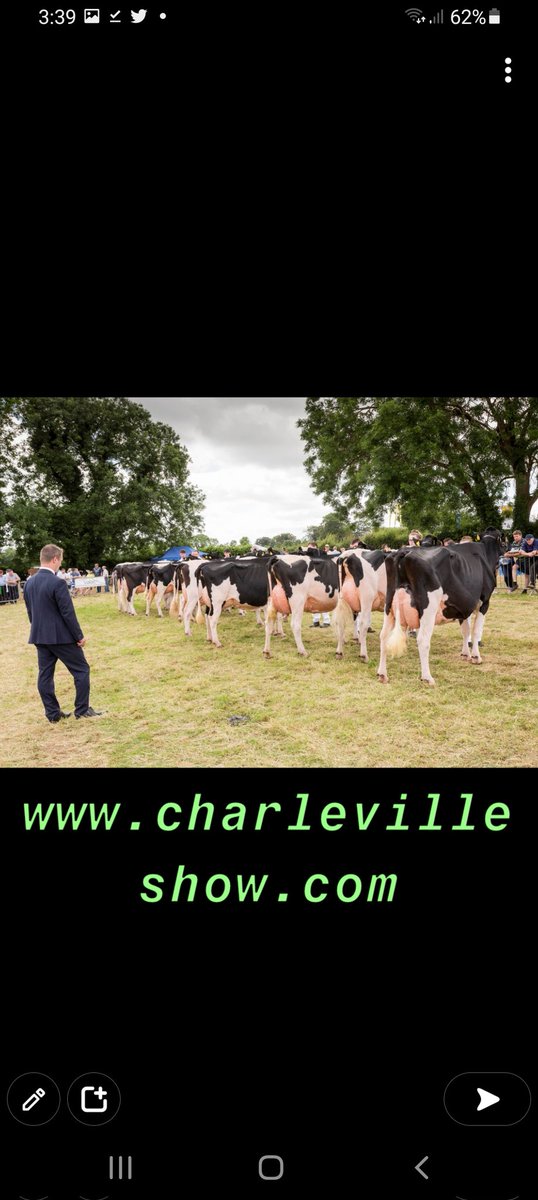 Get your entries in !
All classes are online at
charlevilleshow.com