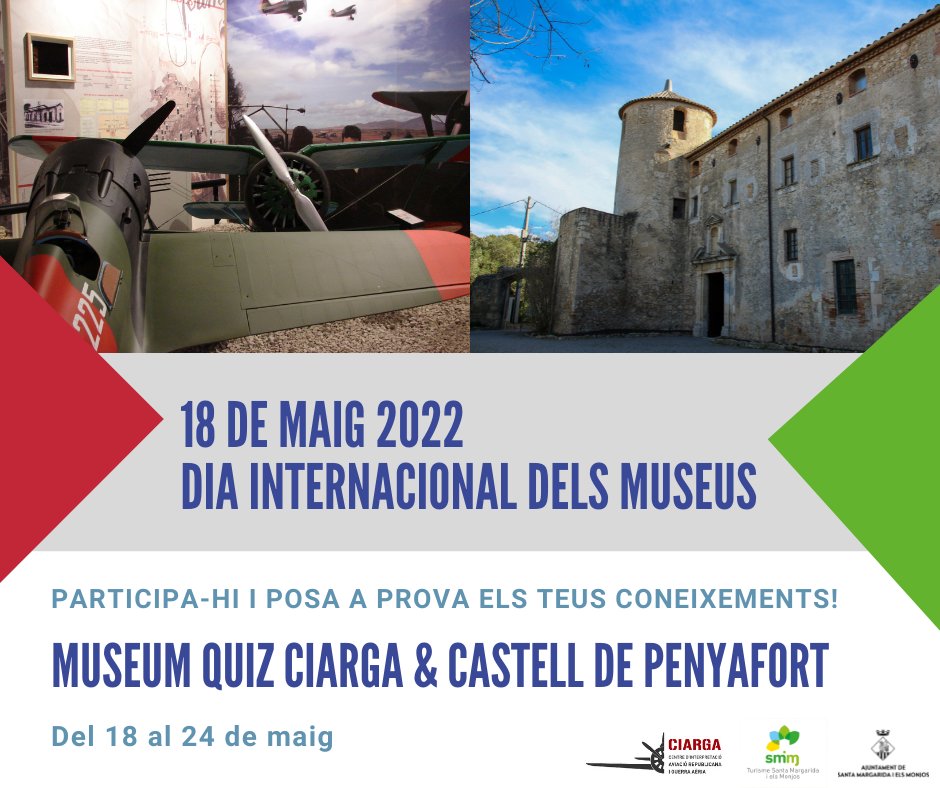 ciarga_cat's tweet photo. 👉 Avui és l'últim dia per participar al museum quiz sobre el CIARGA i el Castell de Penyafort!
PARTICIPA AQUÍ:
📌 https://t.co/ne9S4fIJUZ 
✅ Entre totes les persones que l'hagin contestat es sortejaran 4 entrades dobles per visitar el CIARGA i el Castell de Penyafort. https://t.co/ZPoM5yvL45
