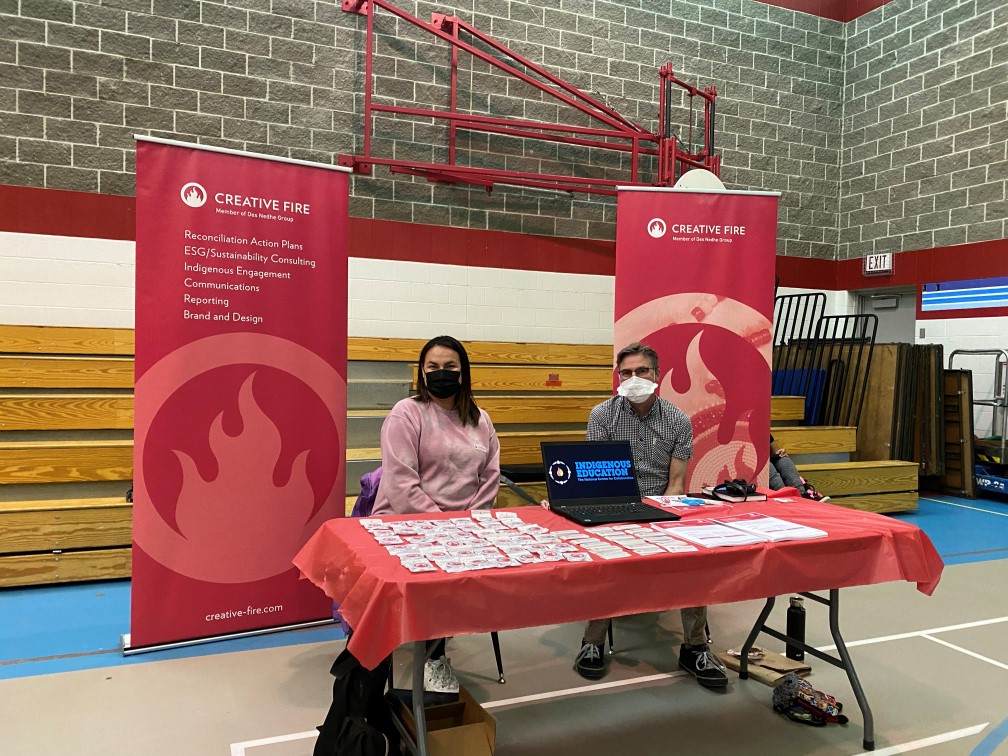 We loved meeting students and community members at the English River Career Fair in #Patuanak, SK. Our team members Tara and Randy chatted with students about the work we do and #career opportunities in consulting, communications and design. #IndigenousJobs #IndigenousHiring