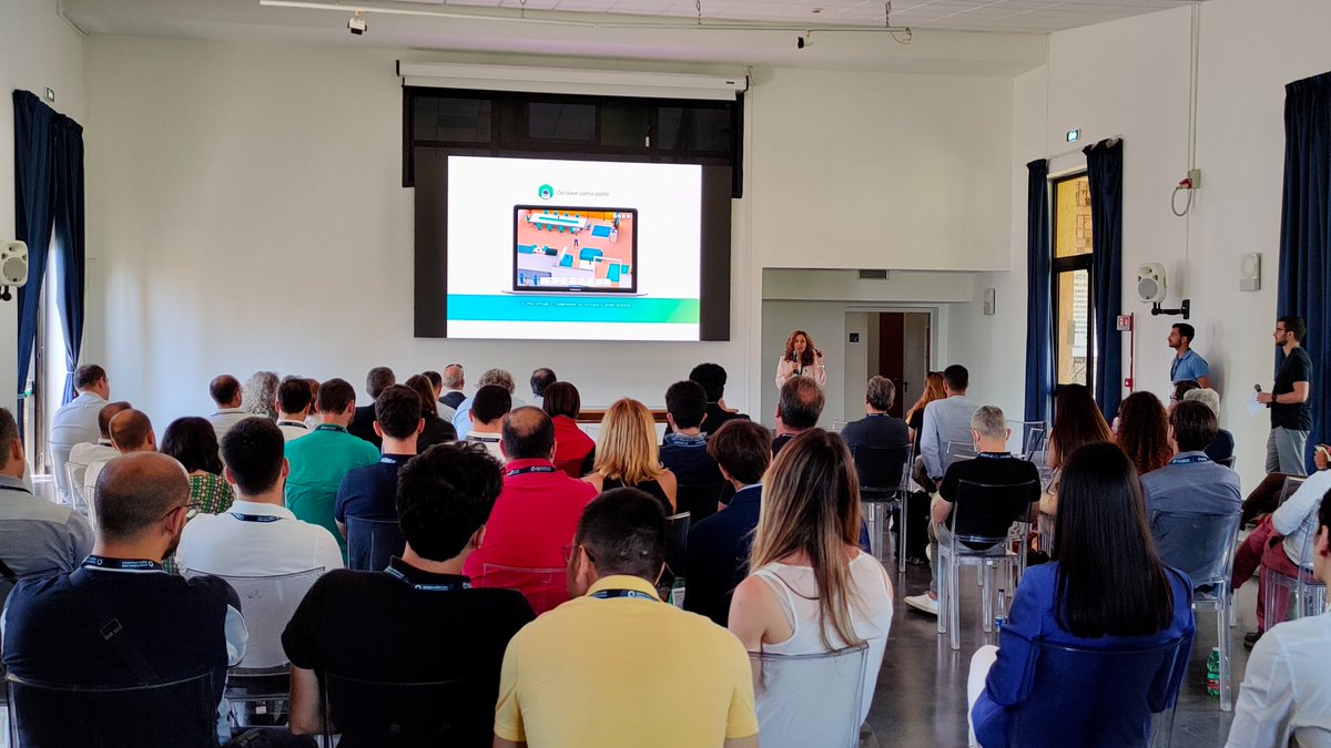 coderblock's tweet photo. Last weekend our Sales Manager Maura talked about #CoderblockMetaverse at the #StartupIntelligence Observatory promoted by @Osserv_Digital and @polimi in Pompei.
A great opportunity to meet startups and large Italian companies in the field of innovative technologies!
#coderblock https://t.co/IJGRh6TuA2
