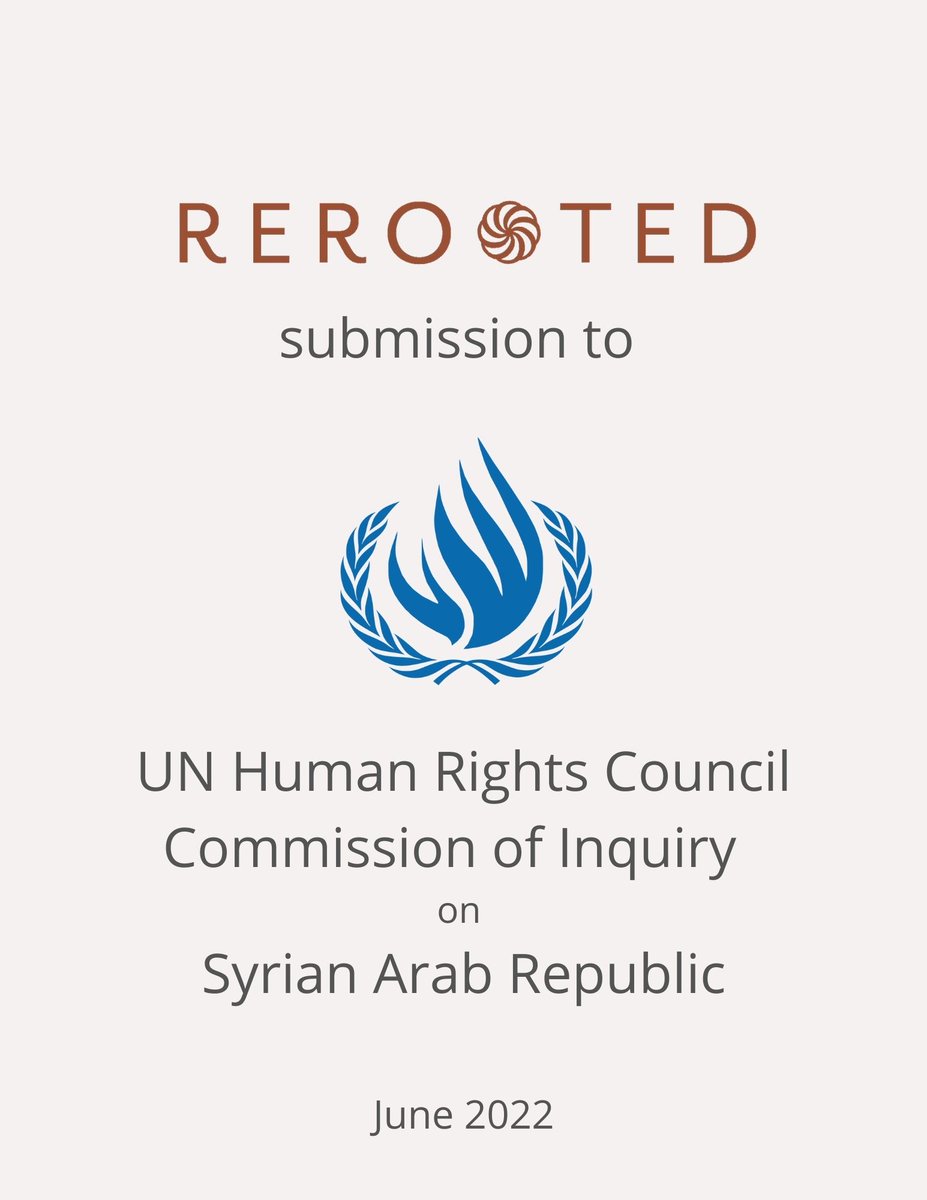 RerootedArchive's tweet photo. Rerooted has submitted its report to the @UN_HRC  Commission of Inquiry on Syria. We urge the COI to follow 7 distinct measures, including the opening of a formal investigation, to address the wartime events experienced by the Syrian-Armenian community.
https://t.co/RWLgqDM2N0 https://t.co/mi5NqSI1ql