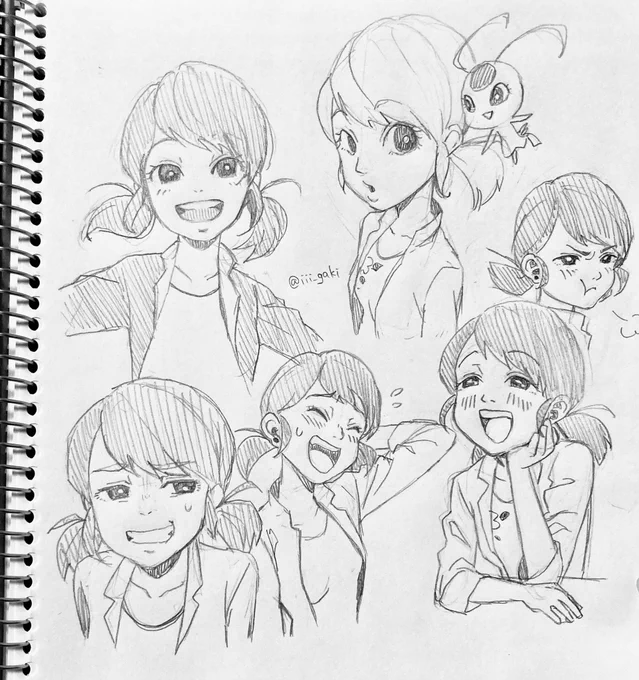 マリネット初めて描いたよ🐞ミラキュラスはいいぞ 